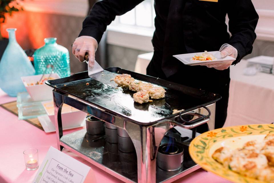 Crab Cake Station