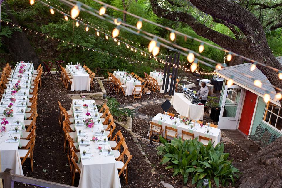 Long table setting