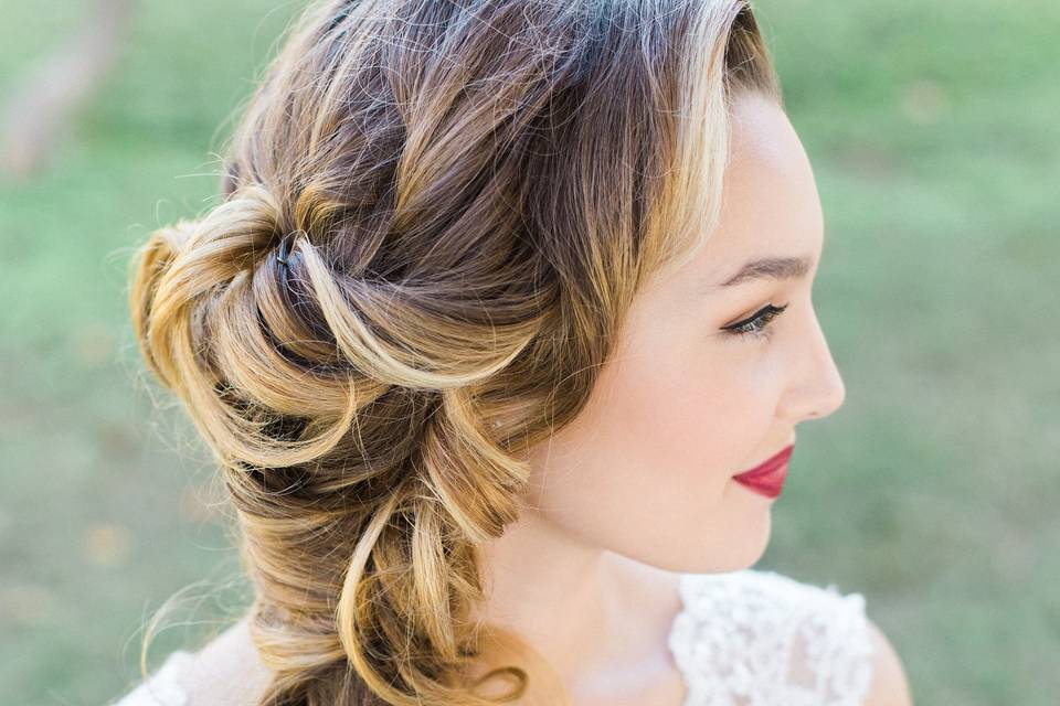 Bridal hair