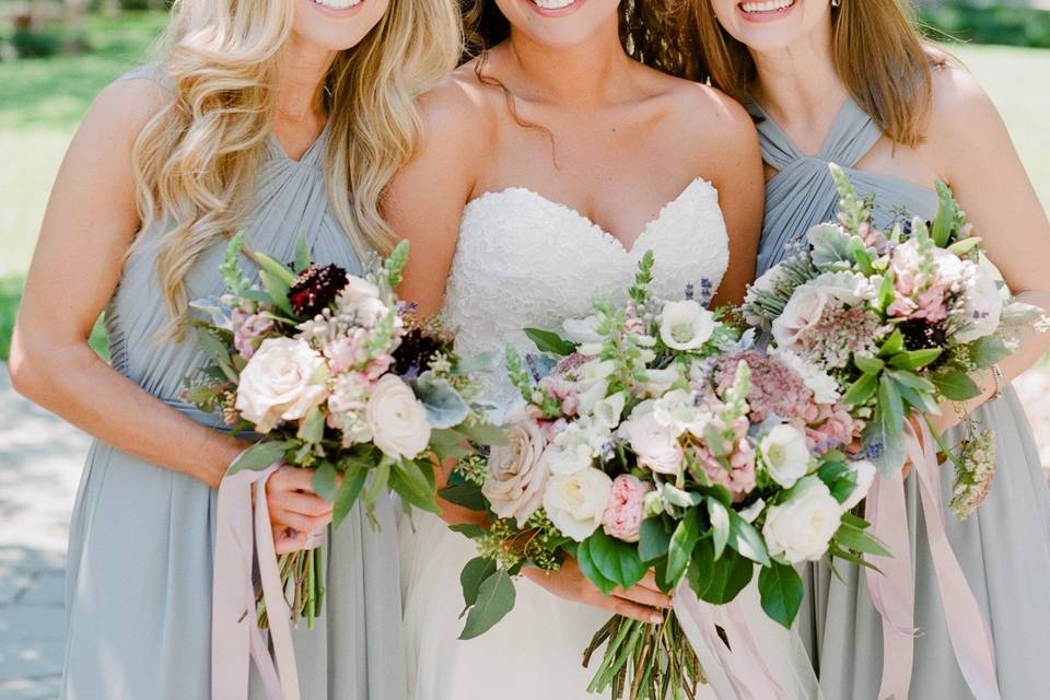 Beautiful bridal party