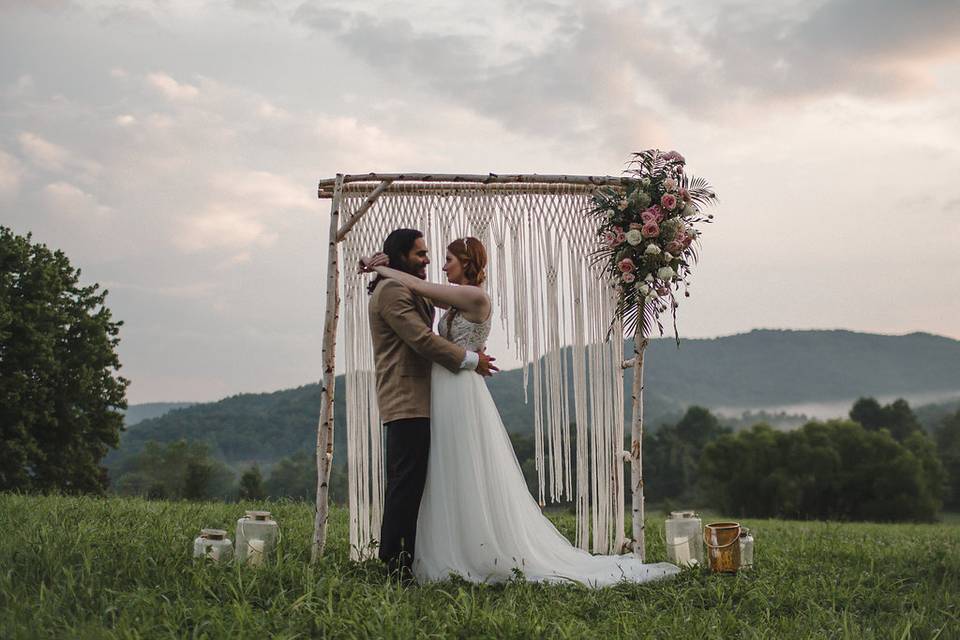 Birch Arbor & Macrame