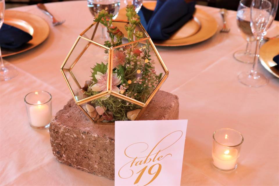 Terrarium centerpiece