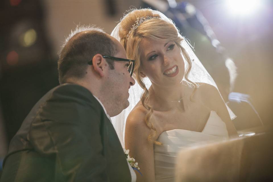 venice wedding, bride and groom portrait, ceremony