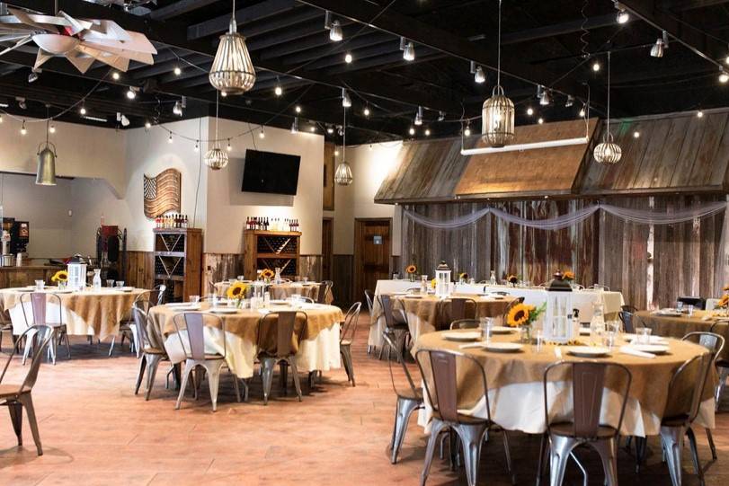 Apple barn reception