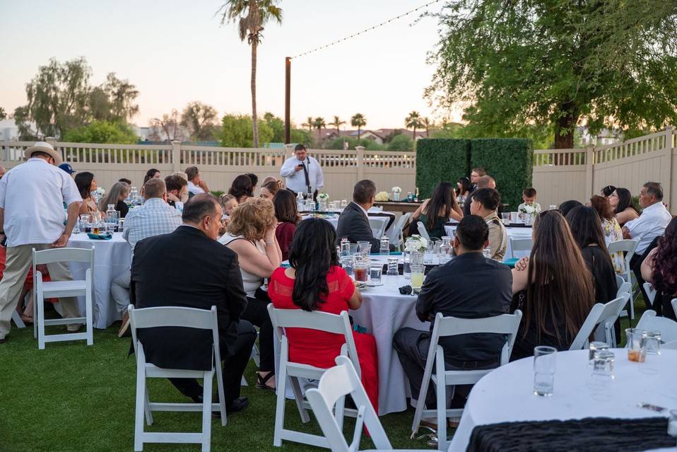 Outdoor reception