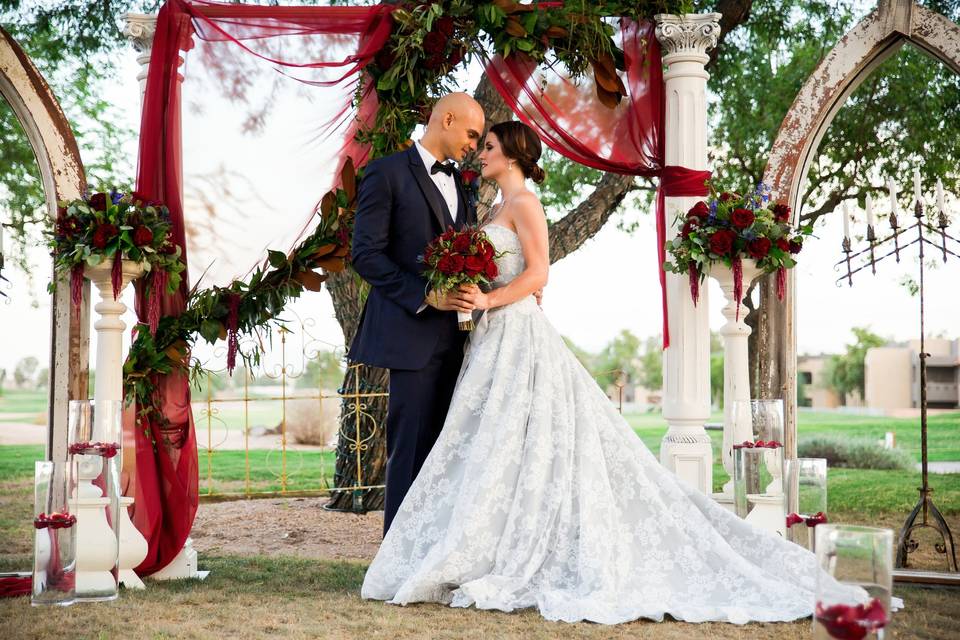 Bride and groom