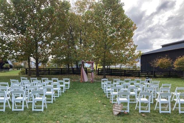 Barn Ceremony Lawn