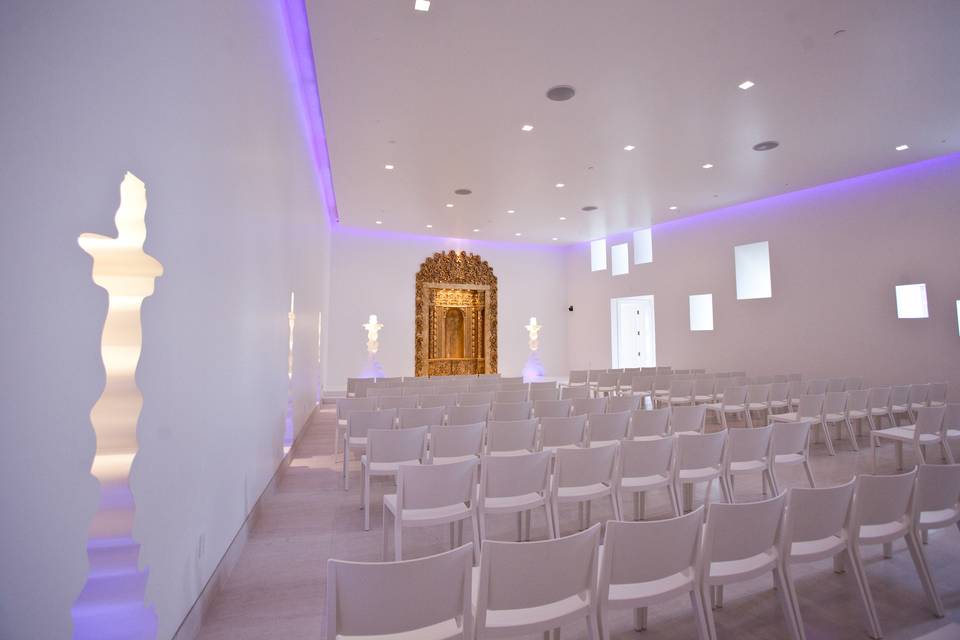 Wedding ceremony area