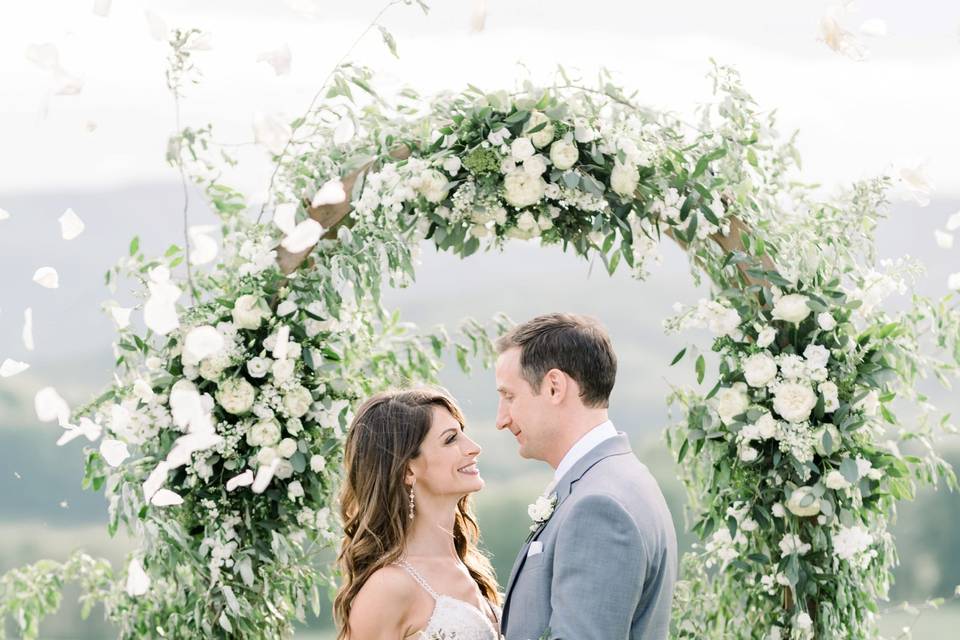 Under the arch