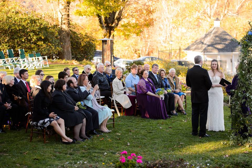 Garden wedding - fletcher & fletcher photography