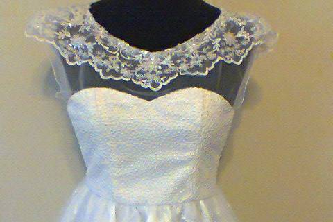 Silk and Beaded Lace Dress