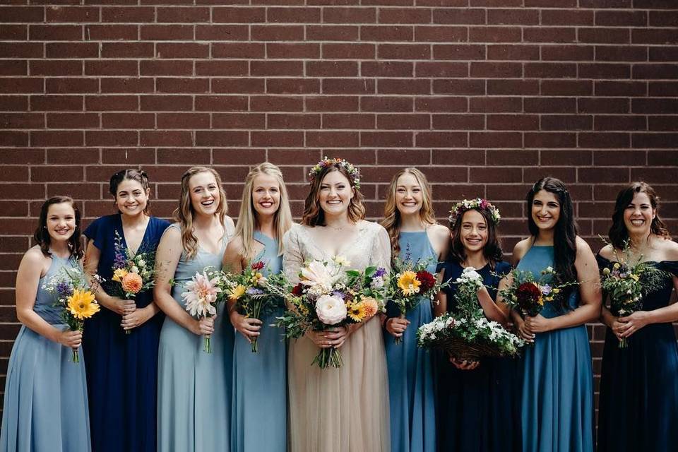 Bride and bridesmaids | kami zoller creative