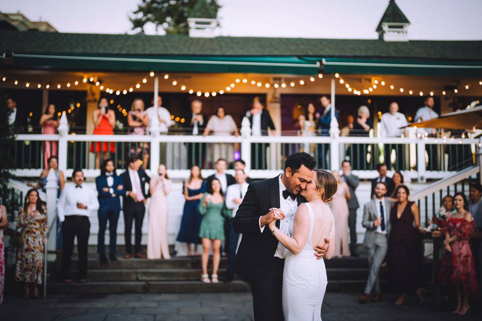 Romantic first dance