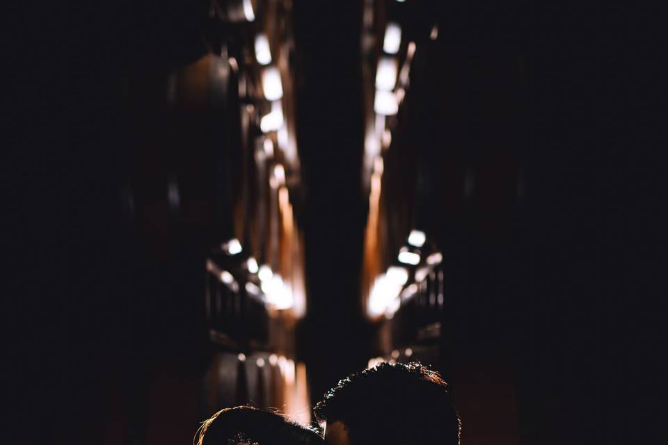 Quiet moment in the winery