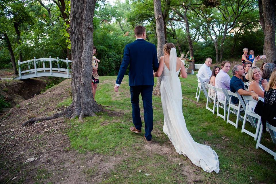 Wedding in the woods