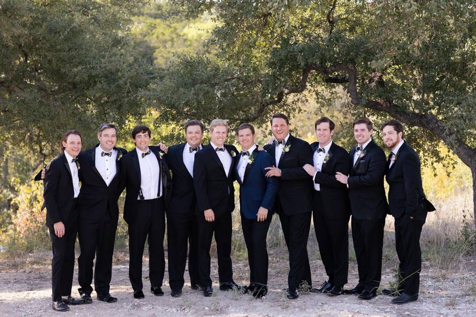 The Groomsmen and Groom