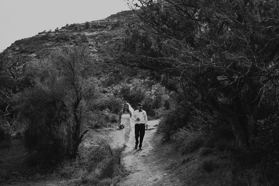 Modern Sedona Elopement