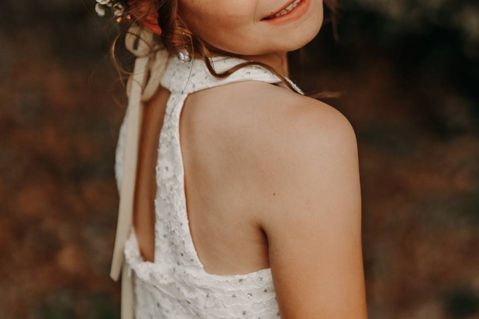 Flower girl crown