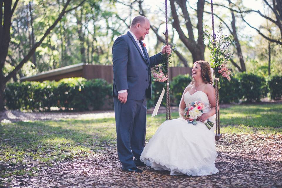 Groom and bride