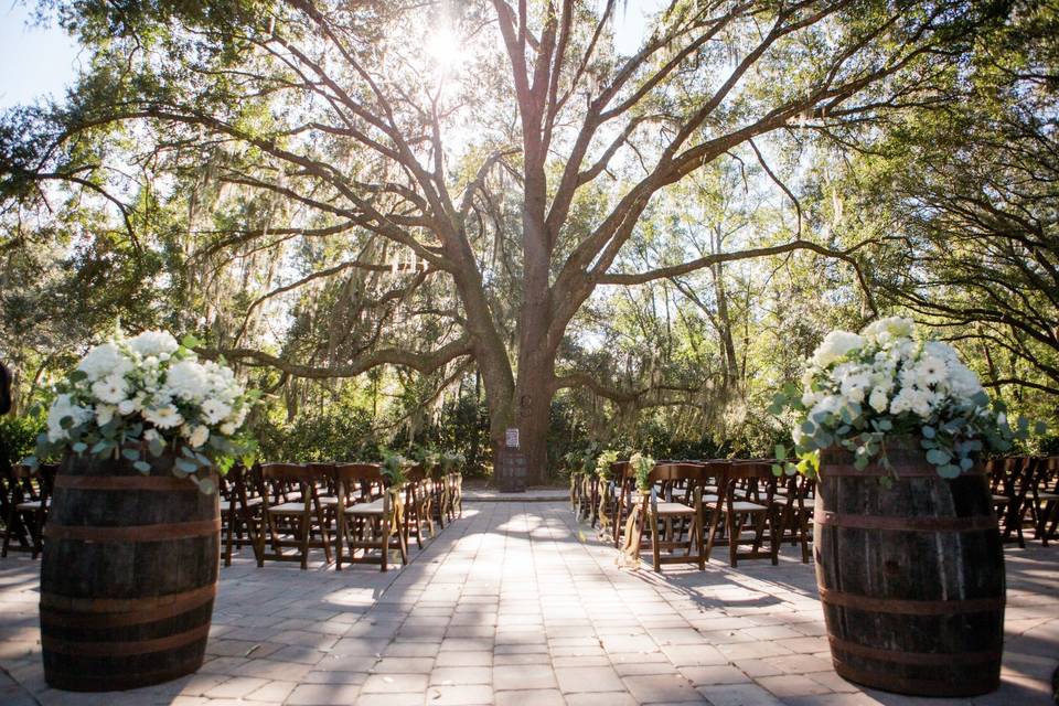 Wedding ceremony tree