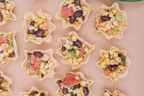 Corn & Black Bean Salsa Cups