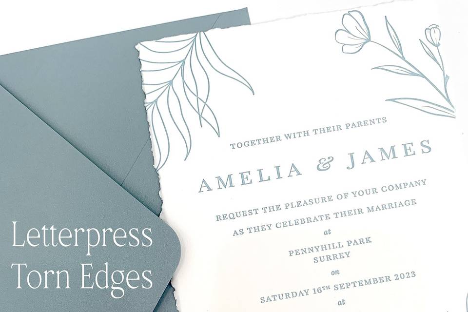 Letterpress | torn edges