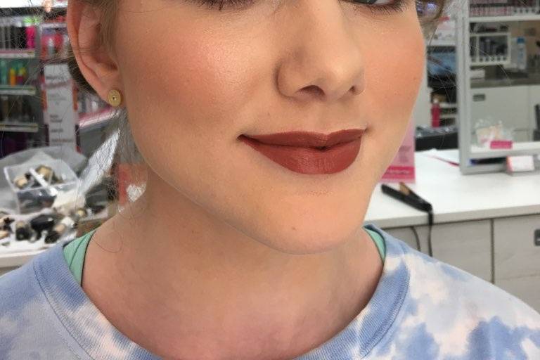 Warm smokey eye
