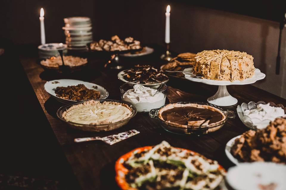 Dessert table