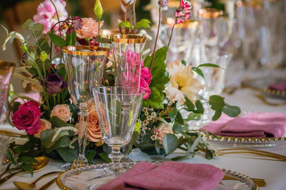 Shaw House - Wedding table