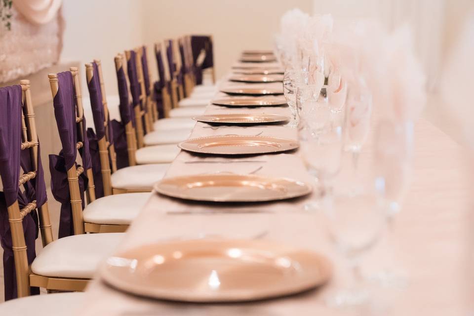 Long table setup | By Concept Studios Photography