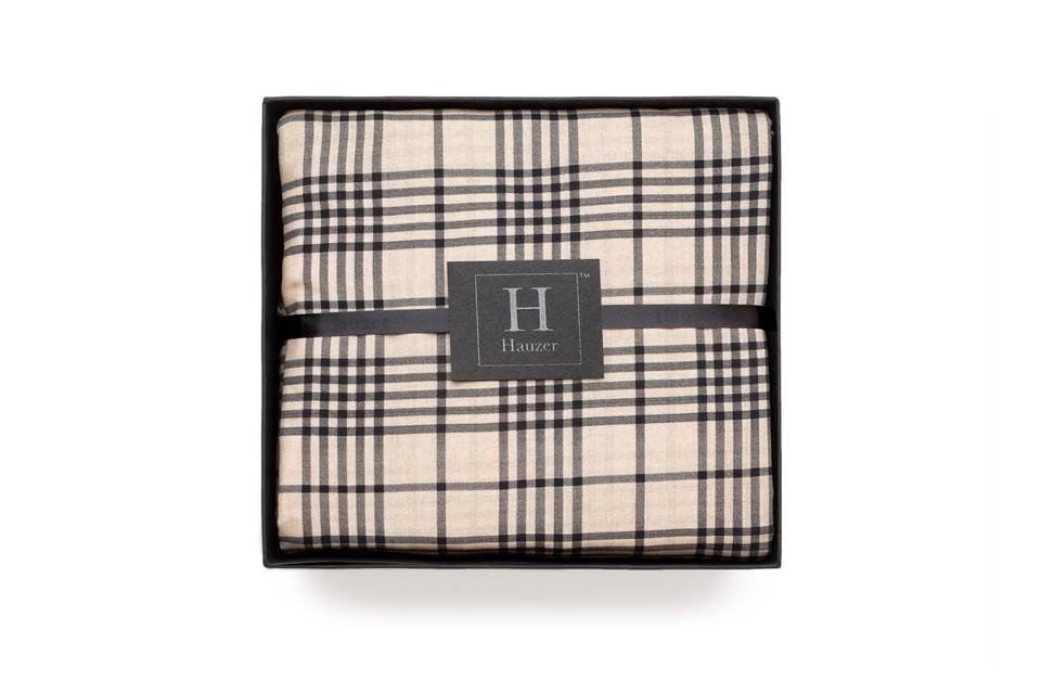 100% Natural Fine Cotton Plaid