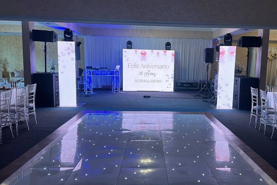 Sparks & 3D Led Dance Floor