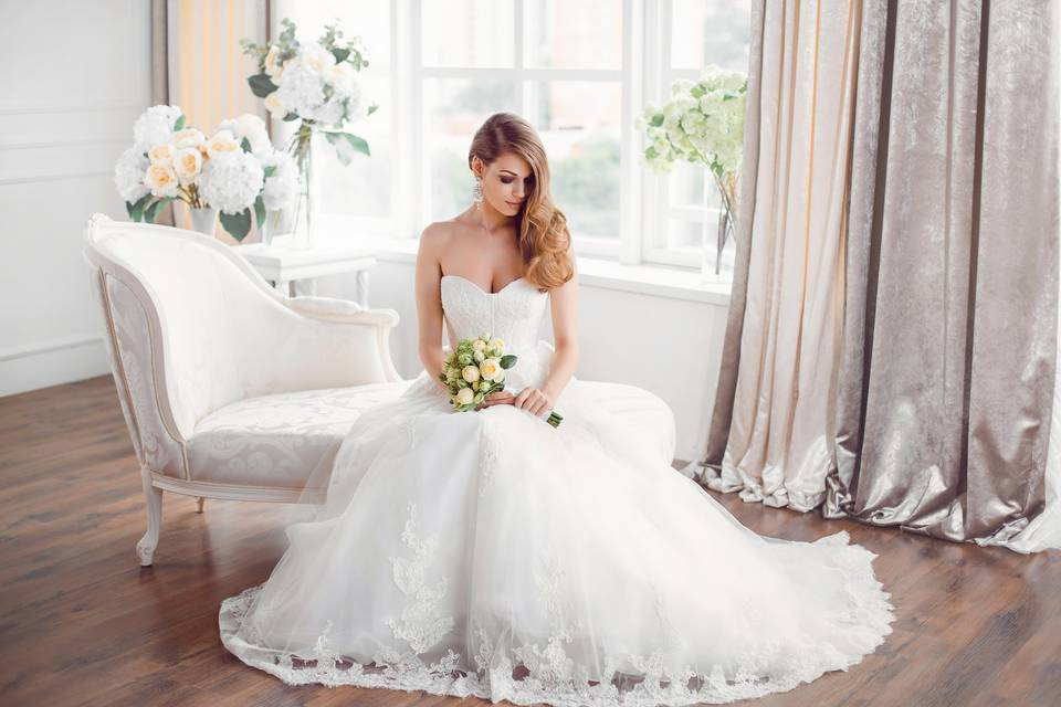 Bride waiting