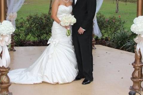 Newly weds in Gazebo