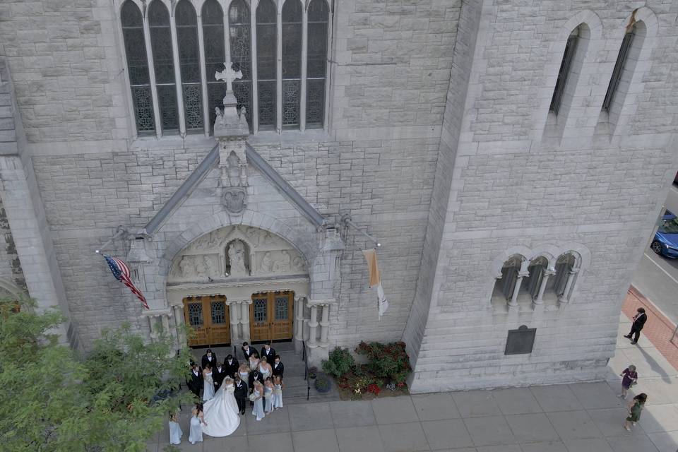 Pictures after wedding