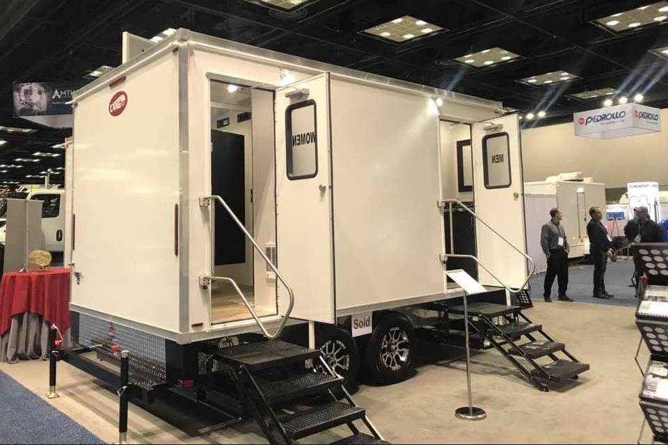 Luxury Mobile Restrooms by Firehouse Trailer Rentals LLC
