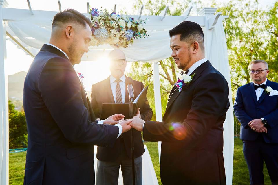 Exchanging vows