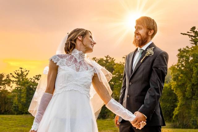 Sunset Wedding, J&F Farms