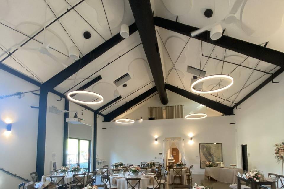 Dinner Setup in Great Room