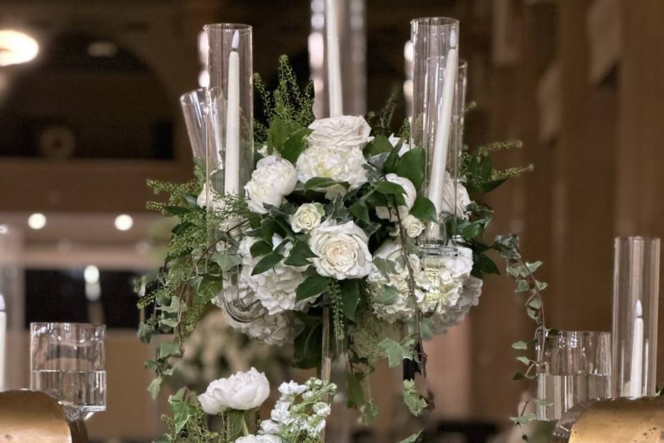 Crystal and Flowers
