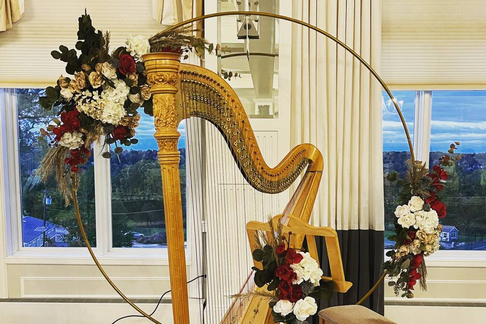 Floral Harp