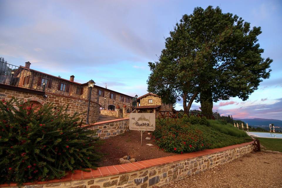 Villa downstairs entrance