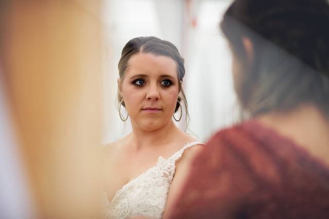 Mrs. Tassin reciting her vows