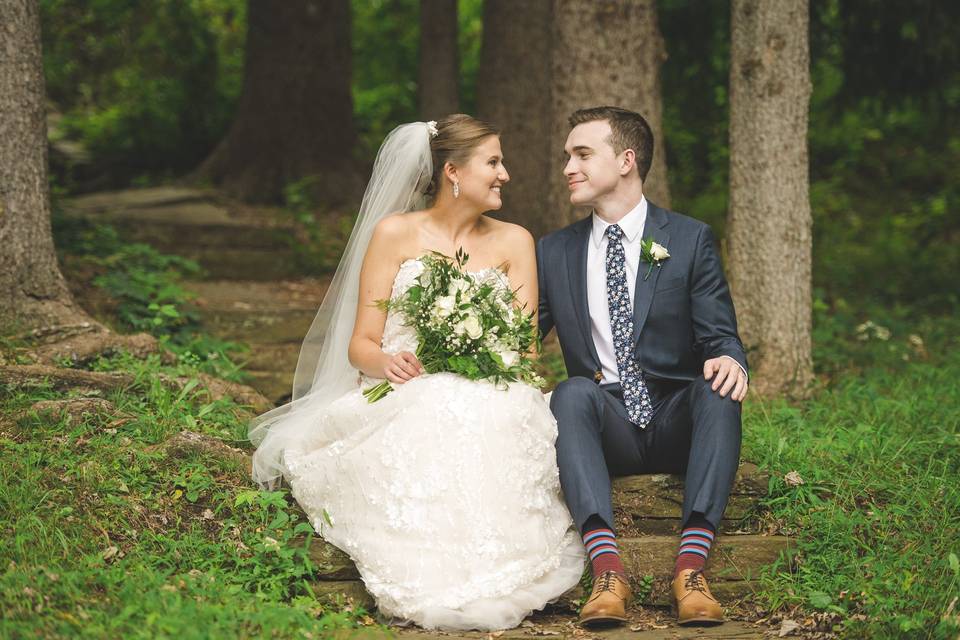 Mayernik center wedding couple