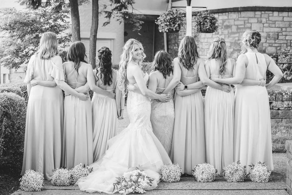 Oglebay wedding bridesmaids