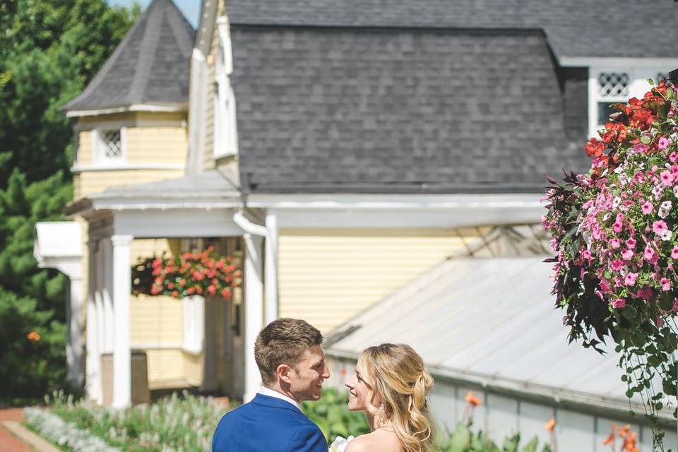 Oglebay wedding bride & groom