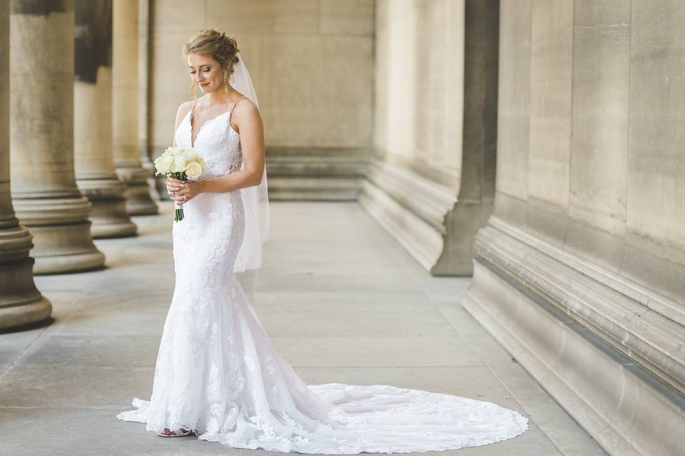 Pittsburgh bride portrait