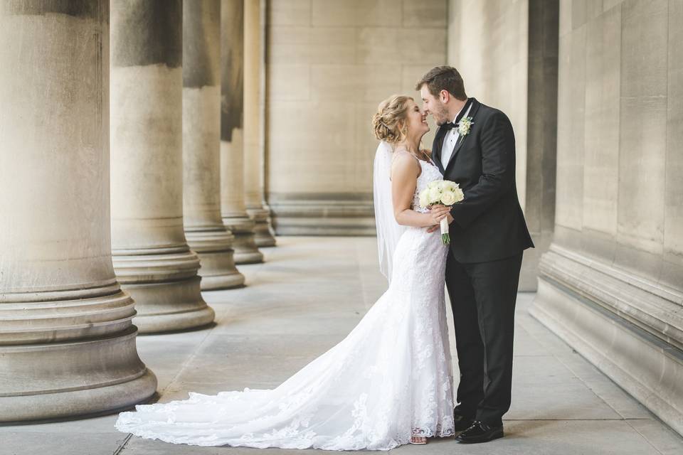 Pittsburgh bride & groom