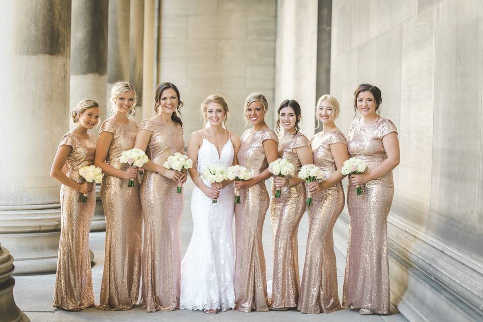 Pittsburgh bridemaids portrait