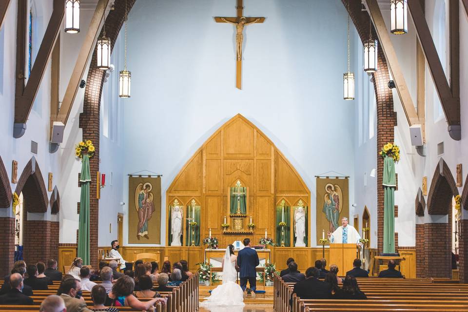 Irwin wedding ceremony